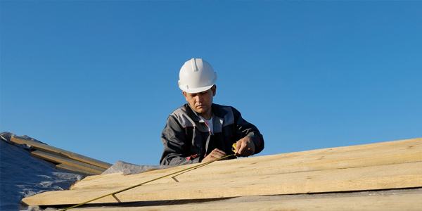 Toiture avant réparation