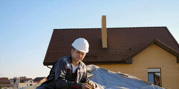 Toiture après réparation